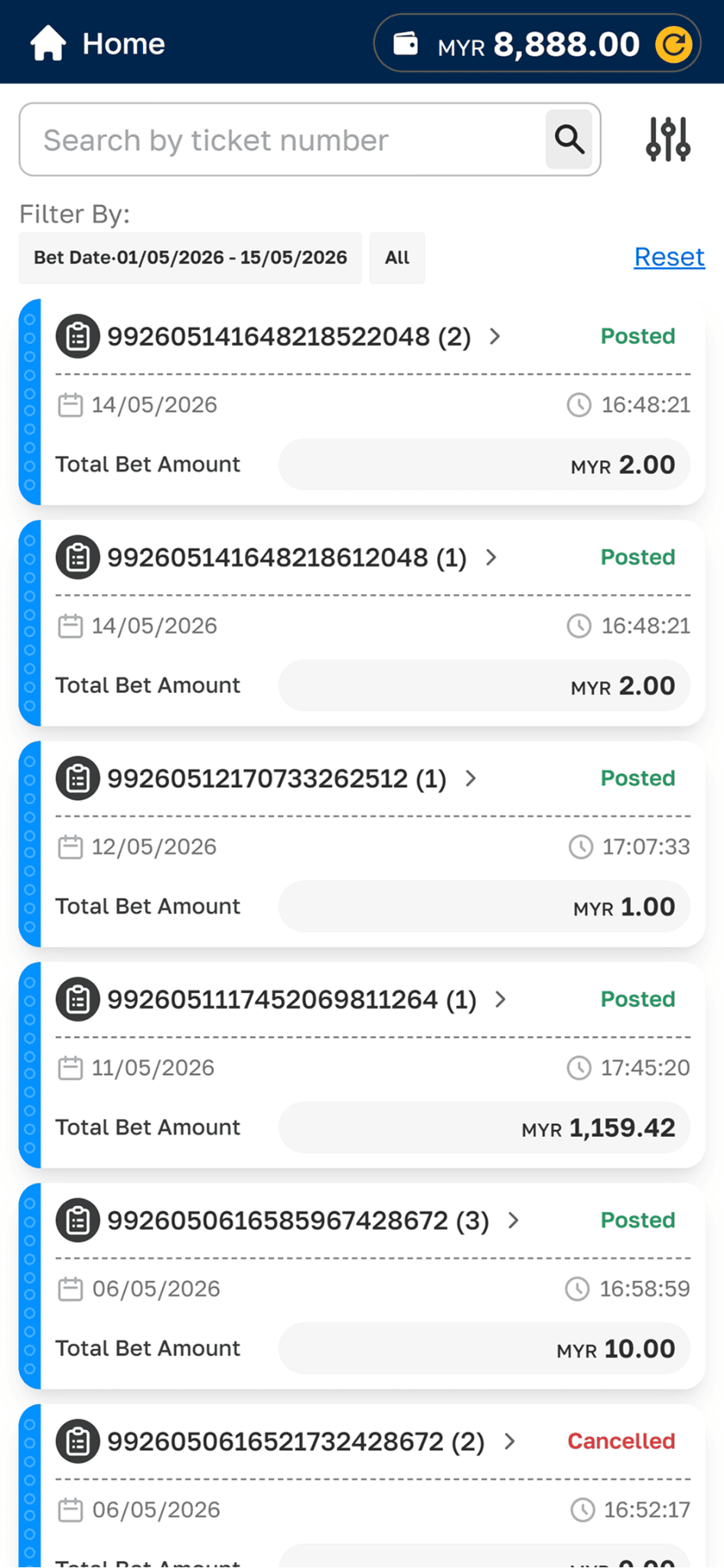 Resit Loteri dan Sejarah Pertaruhan