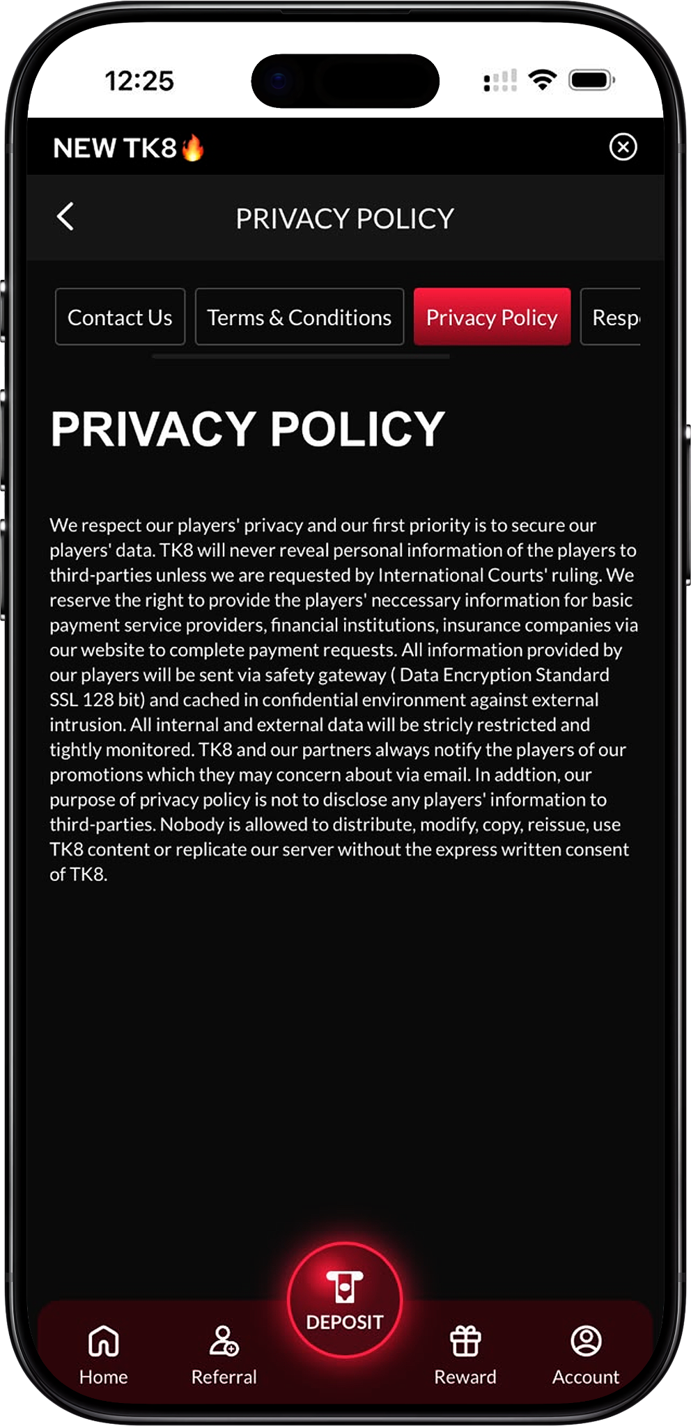 Ringkasan Dasar Privasi